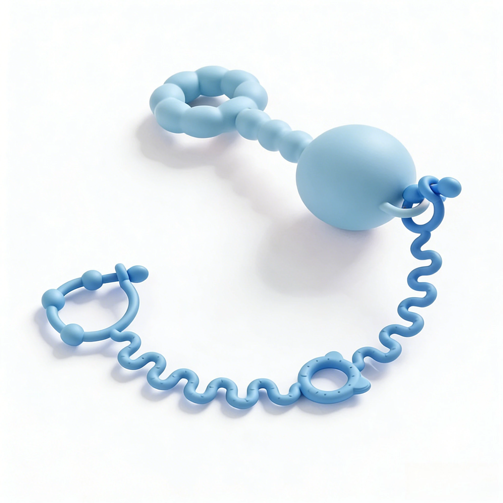 Baby Cute Cat Shape Pacifier Leashes Chain Holders Anti-drop Rope Cases Silicone Teething Clips Teether Soother Pacifier Strap