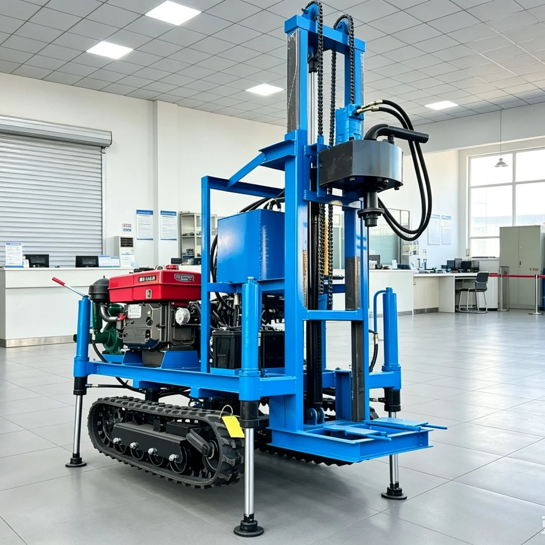 Customized Overseas Best‑seller Crawler Full‑hydraulic Drilling Rig for Complex Mountain & Field Deep‑well Drilling