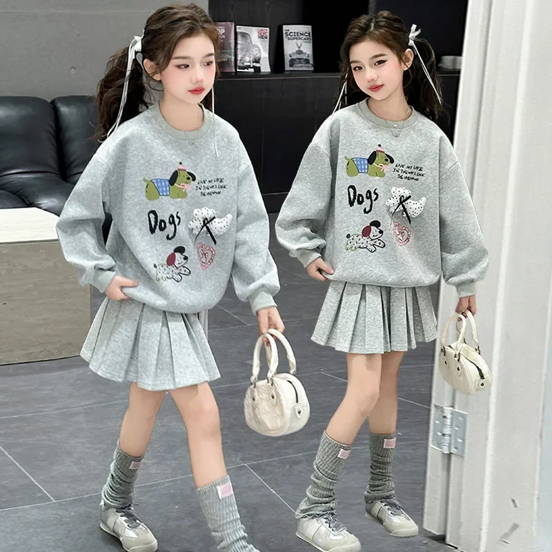 conjunto-de-falda-para-nina-sudadera-de-manga-larga-con-estampado-de-letras-de-dibujos-animados-falda-lisa-conjuntos-de-2-uds-para-ninas-escolares-traje-para-nina