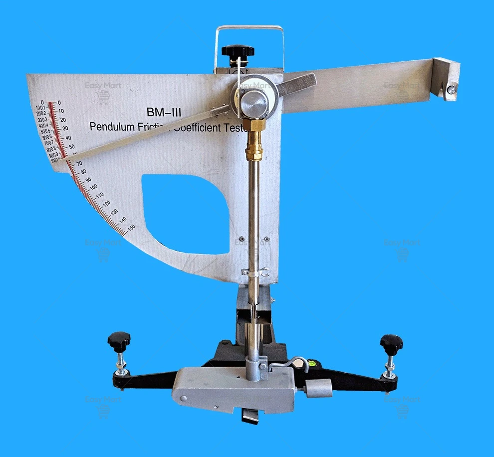pendulum friction coefficient tester pavement aggregate floor tile floor pointer pendulum tester