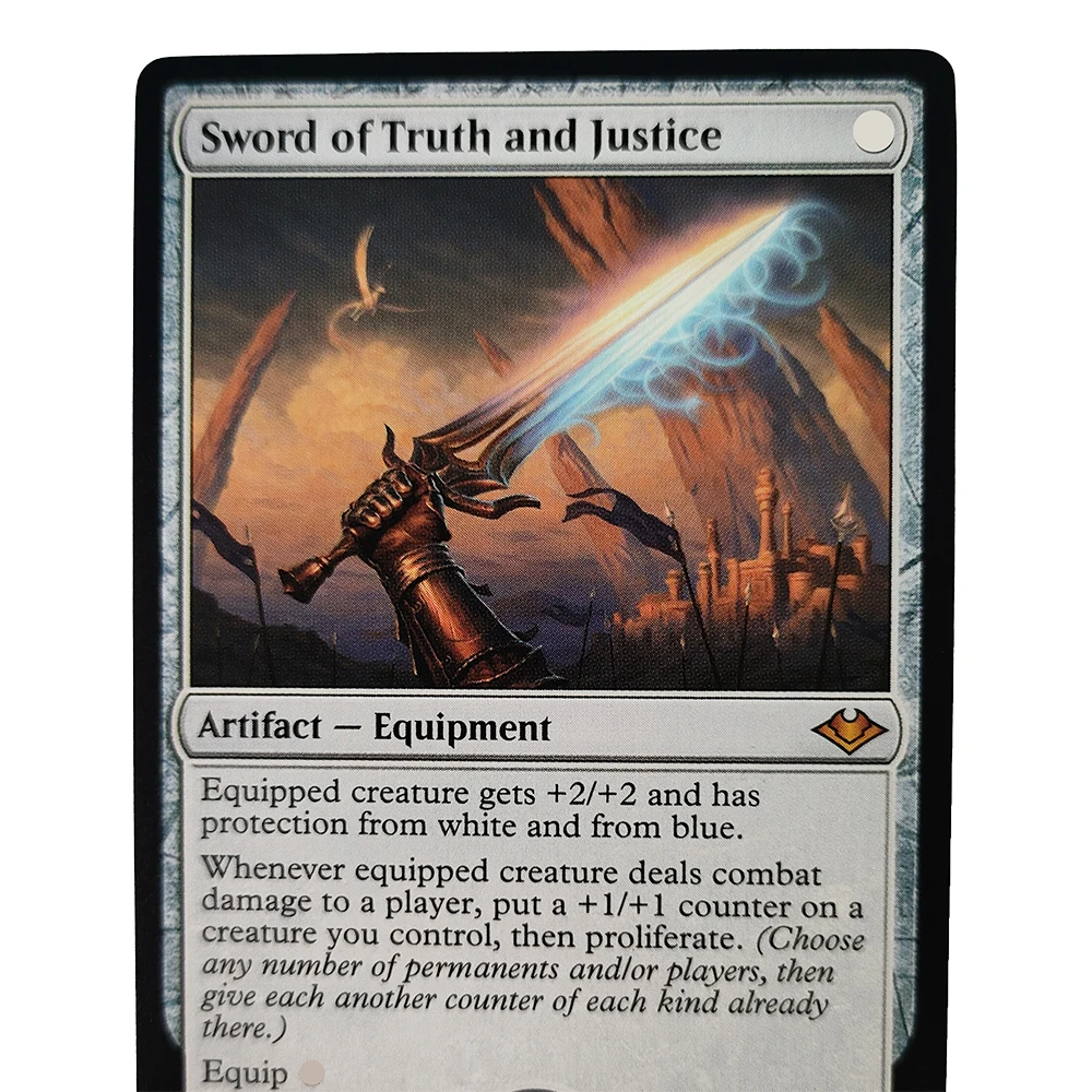 Custom Professional Proxy High Quality NON FOIL Card Sword of Body and Mind Fire and Ice Truth and Justice Hearth and Home