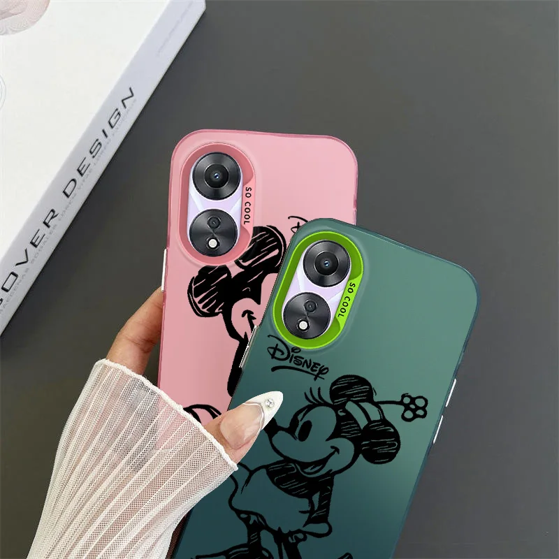 Cute Mickey Minnie For OPPO Realme 5 8 10 11 i Pro C 2 15 20 21 31 33 35 53 55 9i Colorful Phone Case Soft Funda Silicone Cover