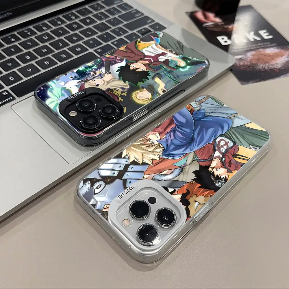 

Чехол для телефона Anime Edens Zero для iPhone 17, 16, 15, 14, 13, 12, 11 X XR XS 8 7 Pro Max Plus, полупрозрачный цветной защитный чехол, красивый