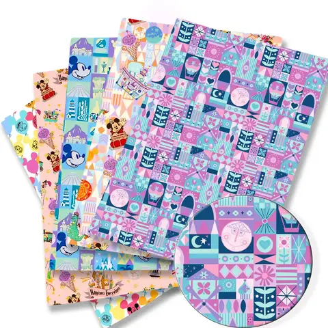 BEAST KINGOM co-branded cartoon 140x50CM fabric cartoon patchwork children's home textile sewing doll skirt curtain girl skirt 1