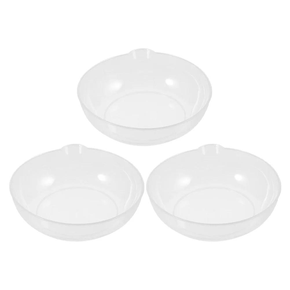 

3pcs Kitchen Scale Pan Transparent Food Weighing Tray For Baking Liquid Measuring Powder Dispenser Digital Scale Accessory
