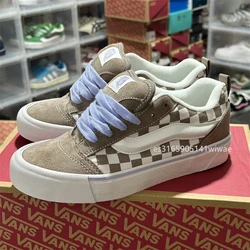 Vans Classics Knu Skool Shoes Unisex Original Vans Knu Skool Sneakers Men Shoes Breathable Men's Sneakers Tenis Outdoor