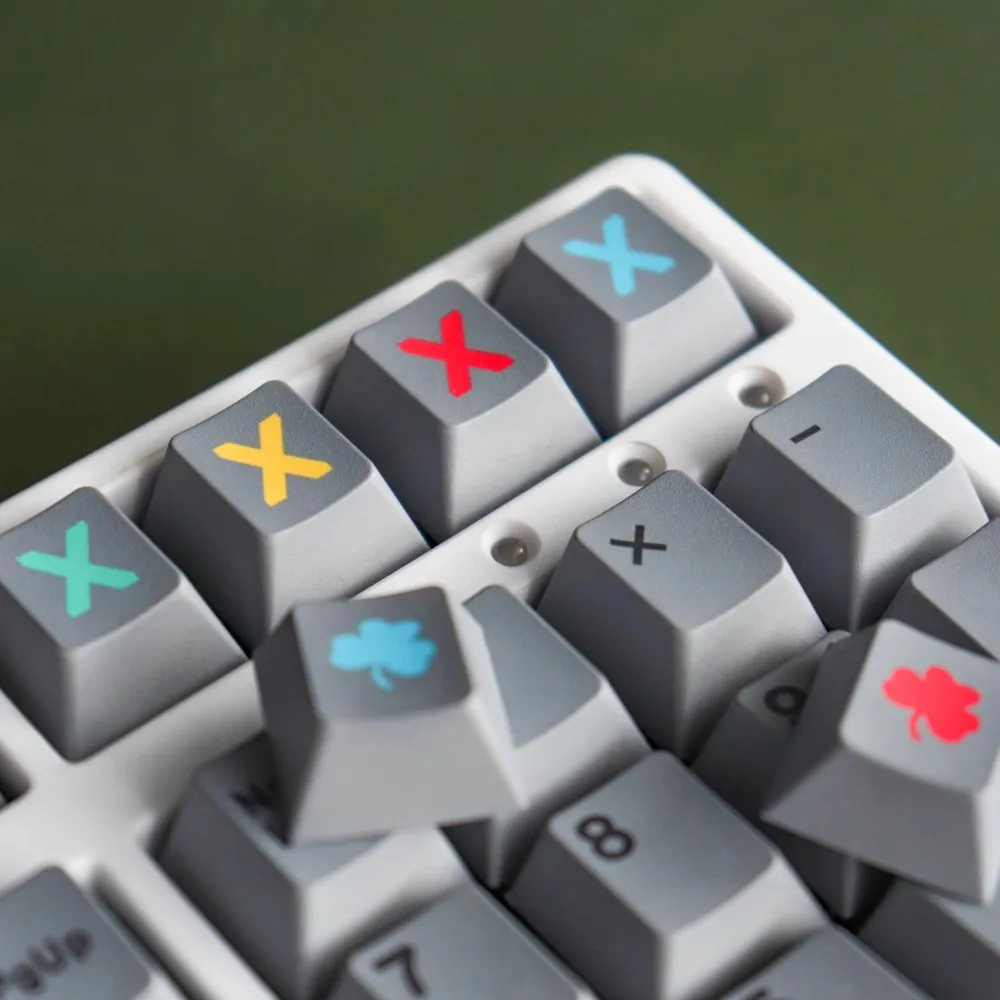 

GMK 130 Keys DualshotCherry Profile PBT Keycaps Dye Sub Key caps for 61/87/104 Cherry MX Switch Gaming Mechanical Keyboard