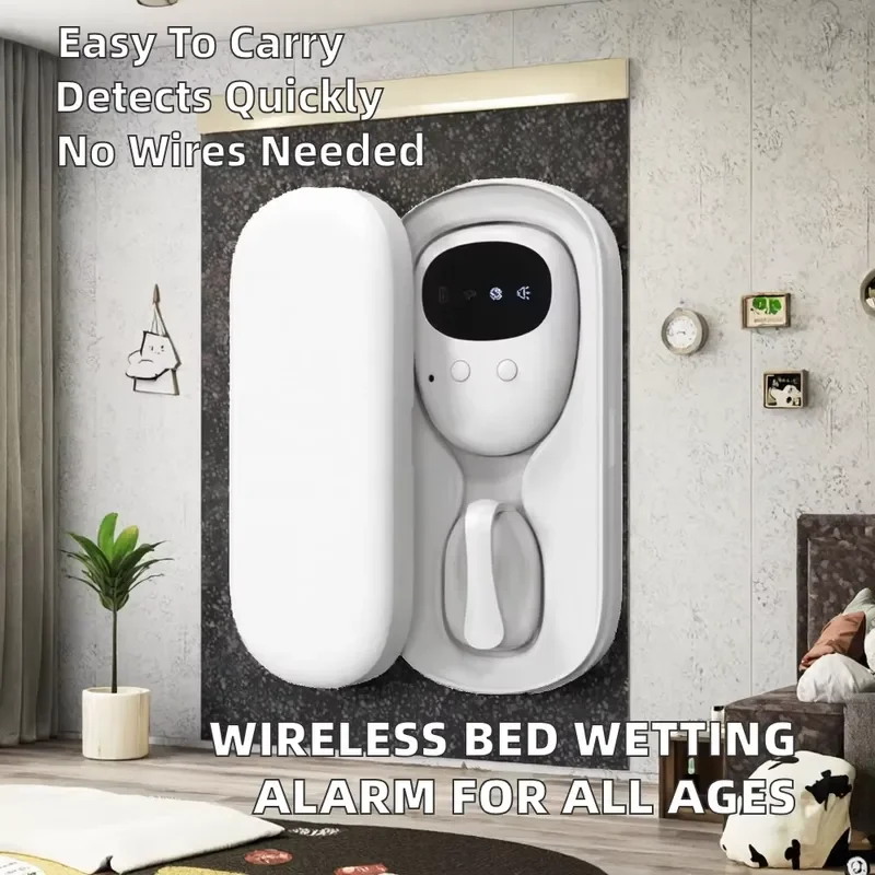 BOLRZO Kingfit personal alarm, bedwetting alarm 110dB loud sound, strong vibration, night vision, magnetic charging, deep