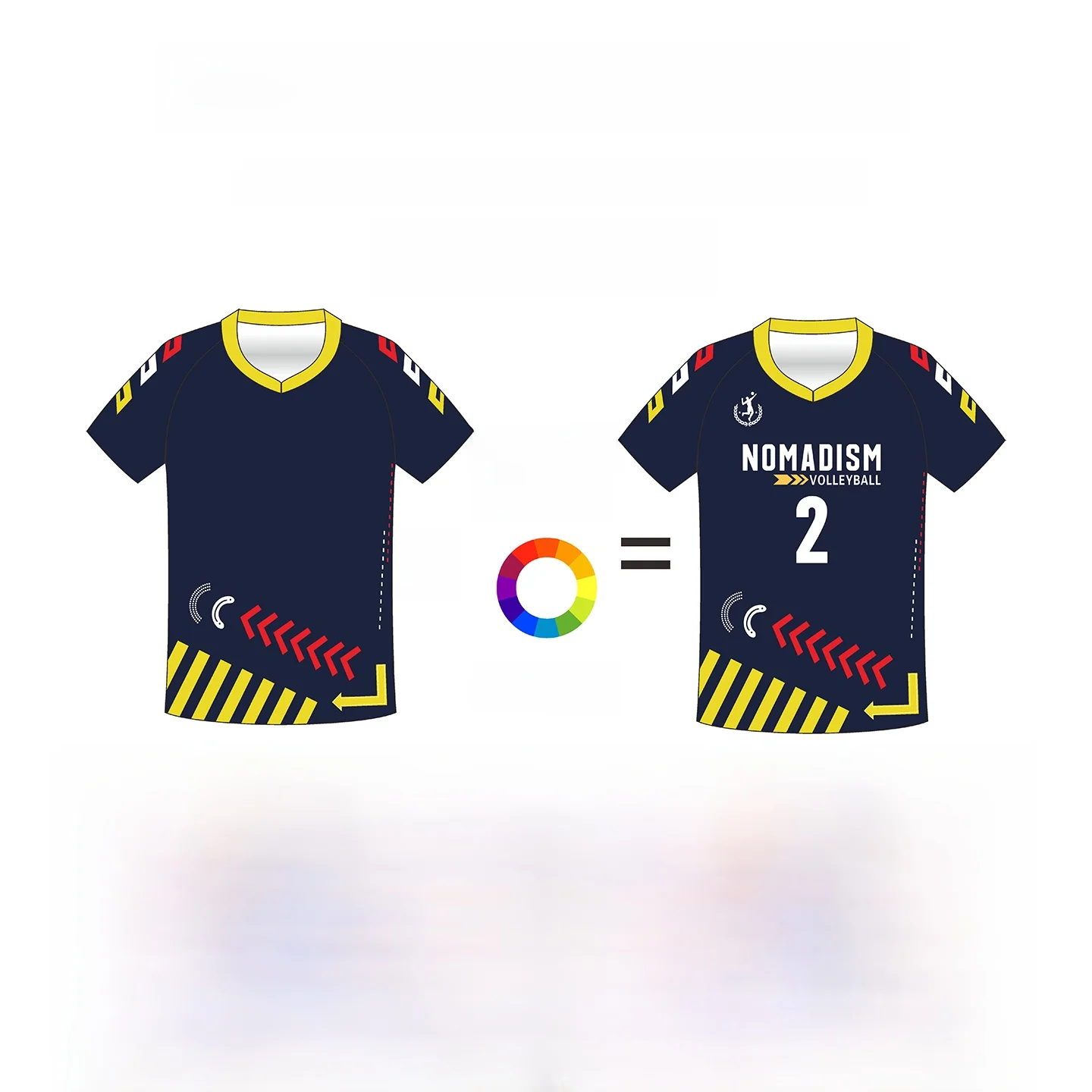 new-digital-print-qui-dry-volleyball-orm-set-for-men-and-women-student-cetition-training-badminton-clothing-kit