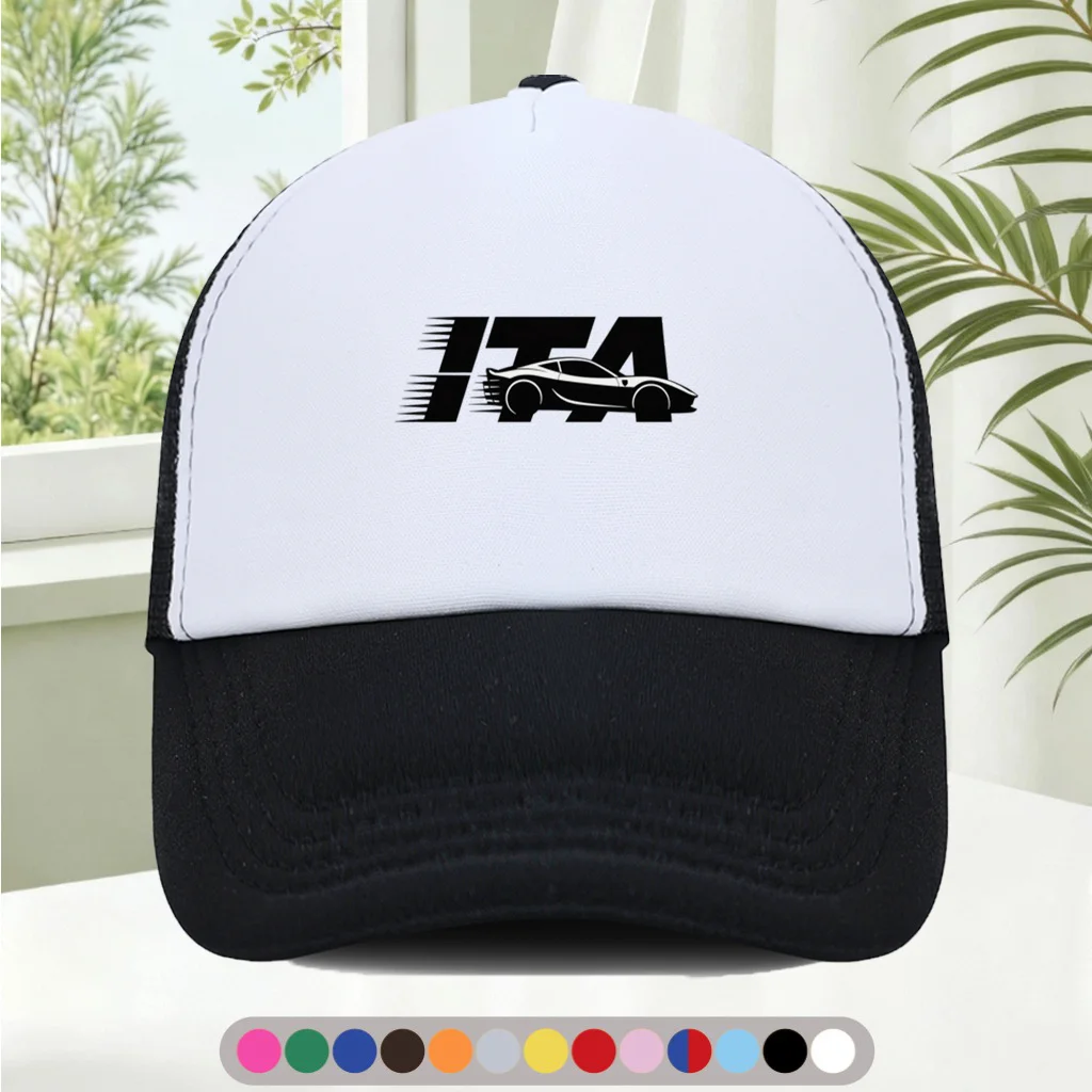 Fashionable and Versatile Sponge Mesh Cap  Features Cool Printed Patterns, Unisex  American Trucker Hat  HighQuality Hat  S