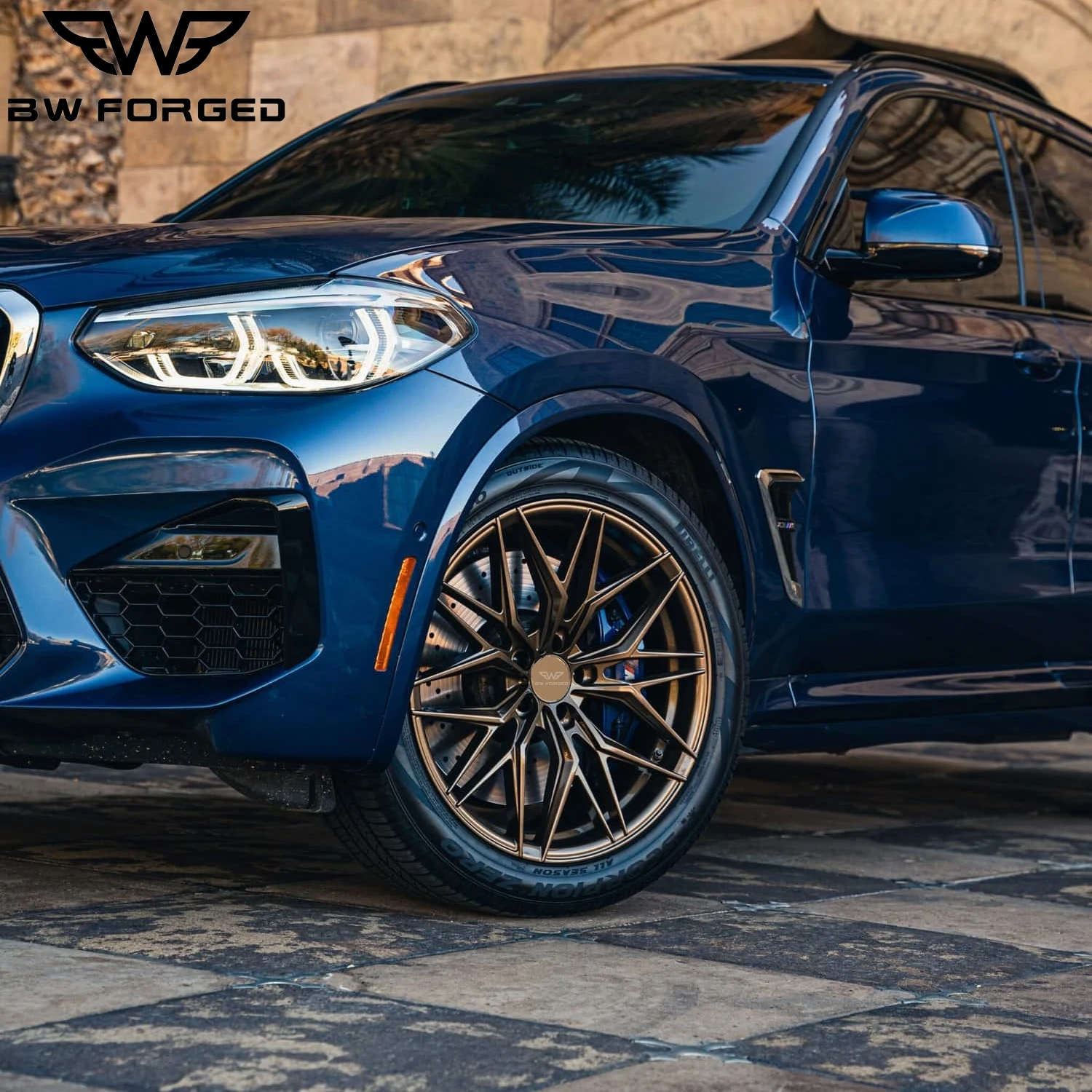 Velg Monoblock Aluminium Forged Alloy 18 19 20 21 22 Inch 6x139.7 untuk BMW X3 C7 C8 Porsche