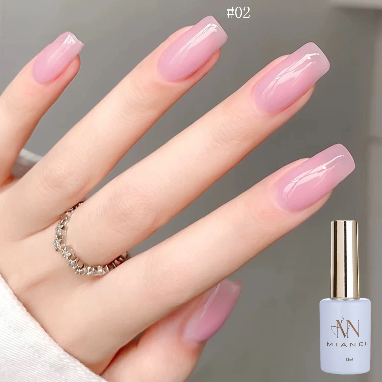 12ML Versatile White Water Ice Clear Nude Gel Nail Polish 2025 New Popular Autumn Winter Christmas Halloween Nails