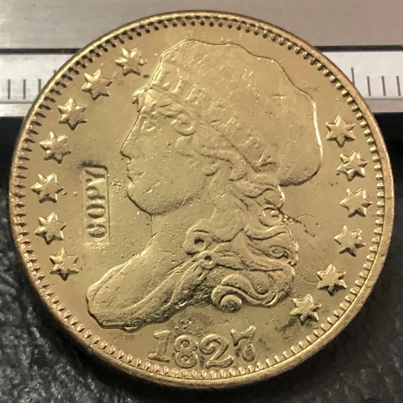 1827 CAPPED BUST $5 Gold Dollar Copy