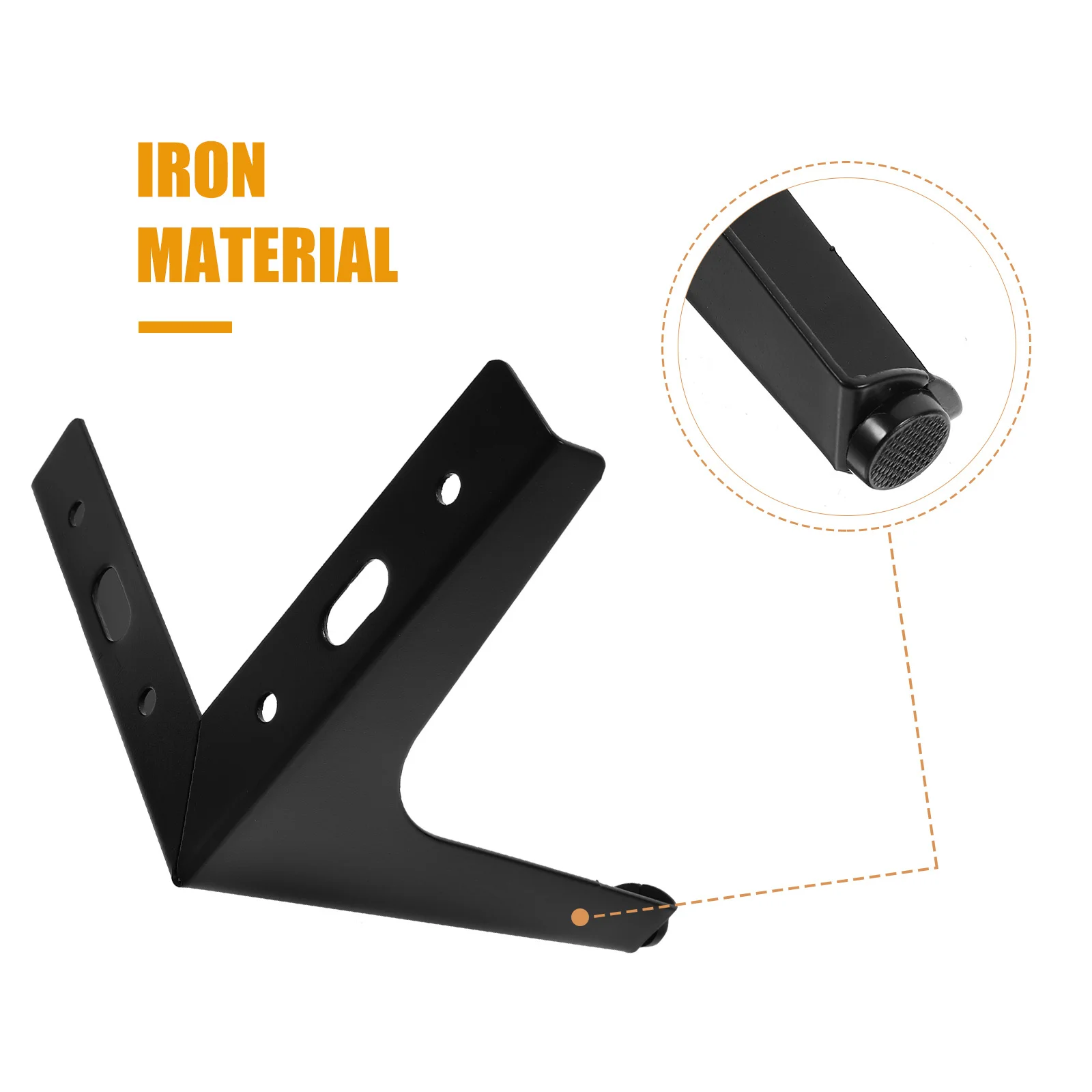 

BUTIFULSIC 4Pcs Metal Furniture Legs Replacement for Cabinet Sofa Chair Dresser Table Iron Triangle Feet Pads Gripper