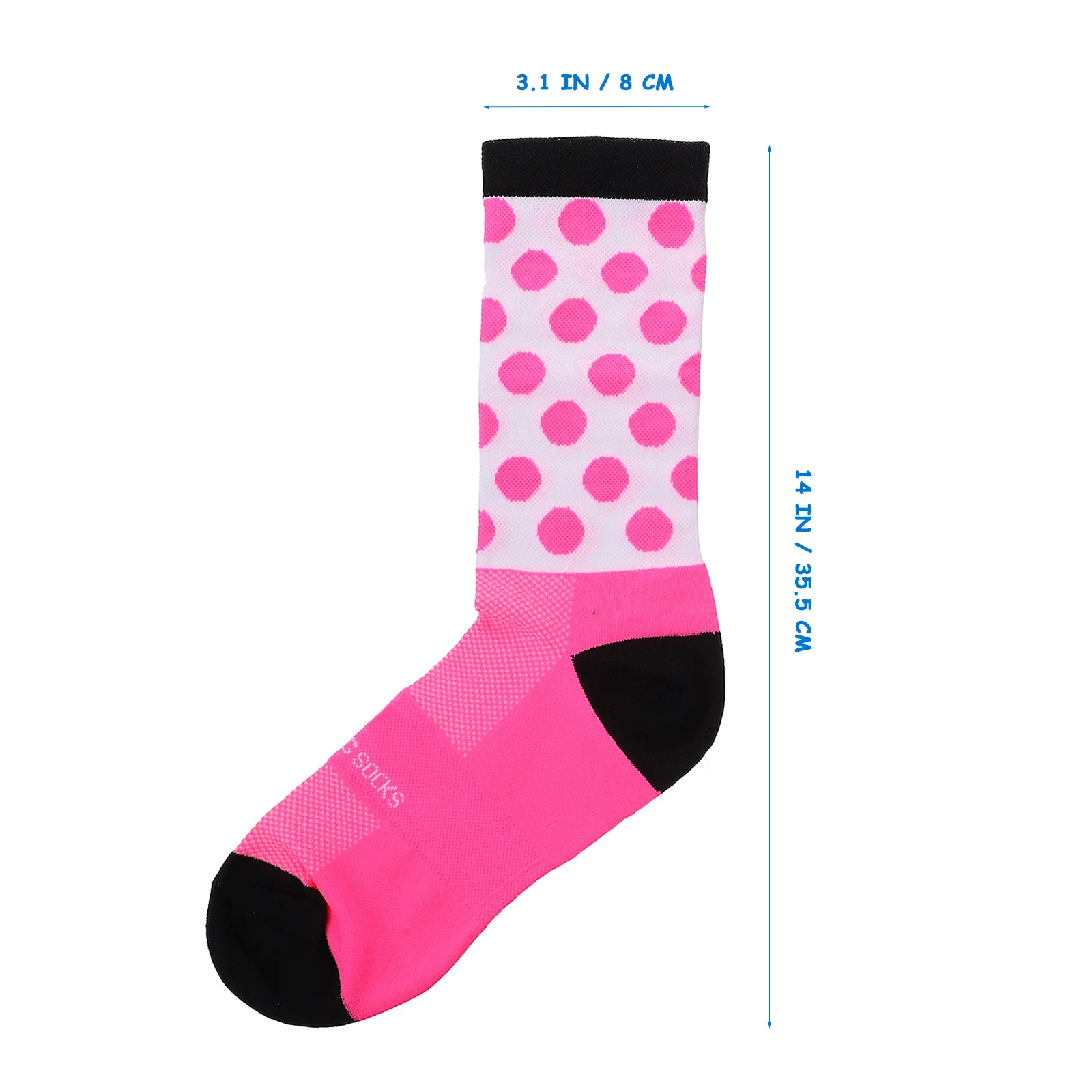 1Pair Athletic Socks Breathable Lightweight Nylon Socks for Running Cycling Fitness Training Office Travel Sports Unisex Design