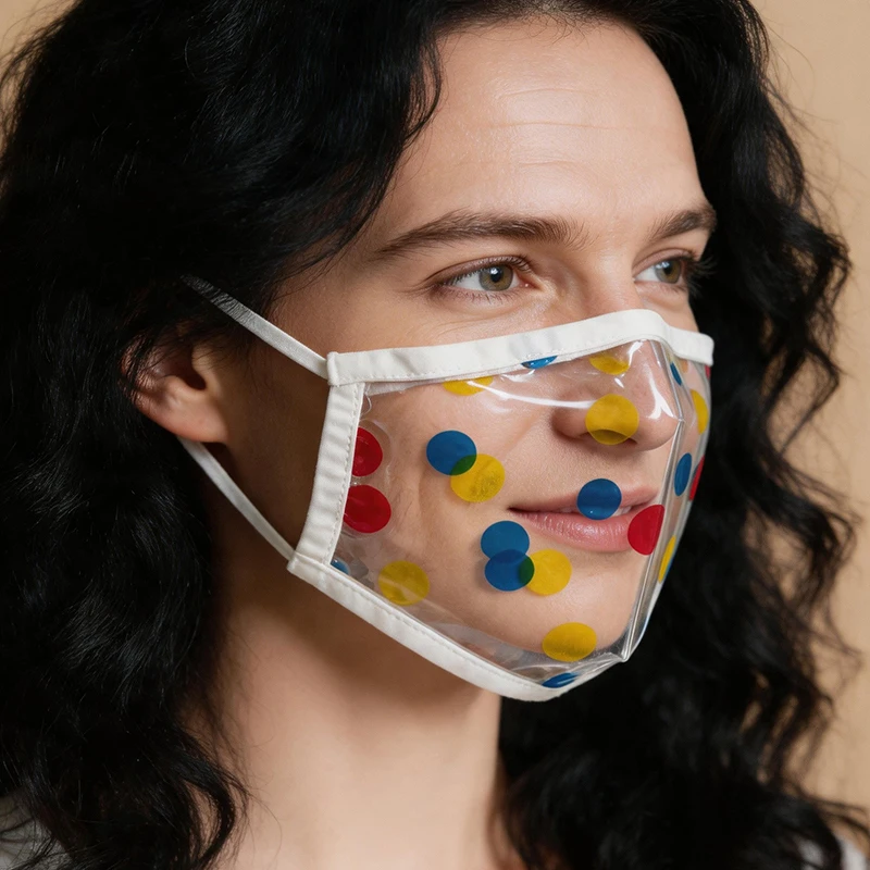 Man Woman Fashion Party Decoration Transparent Mask Waterproof Fashion Toys Mask PVC Material Durability Mak Decoration Unisex