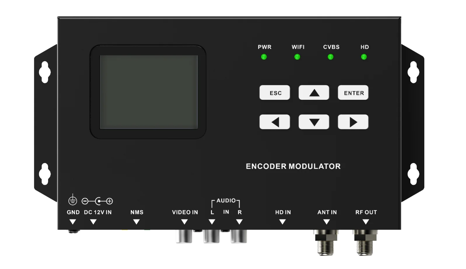 All in One CATV H.264 Encoder DVBT ISDBT Modulator Digital HD  Modulator