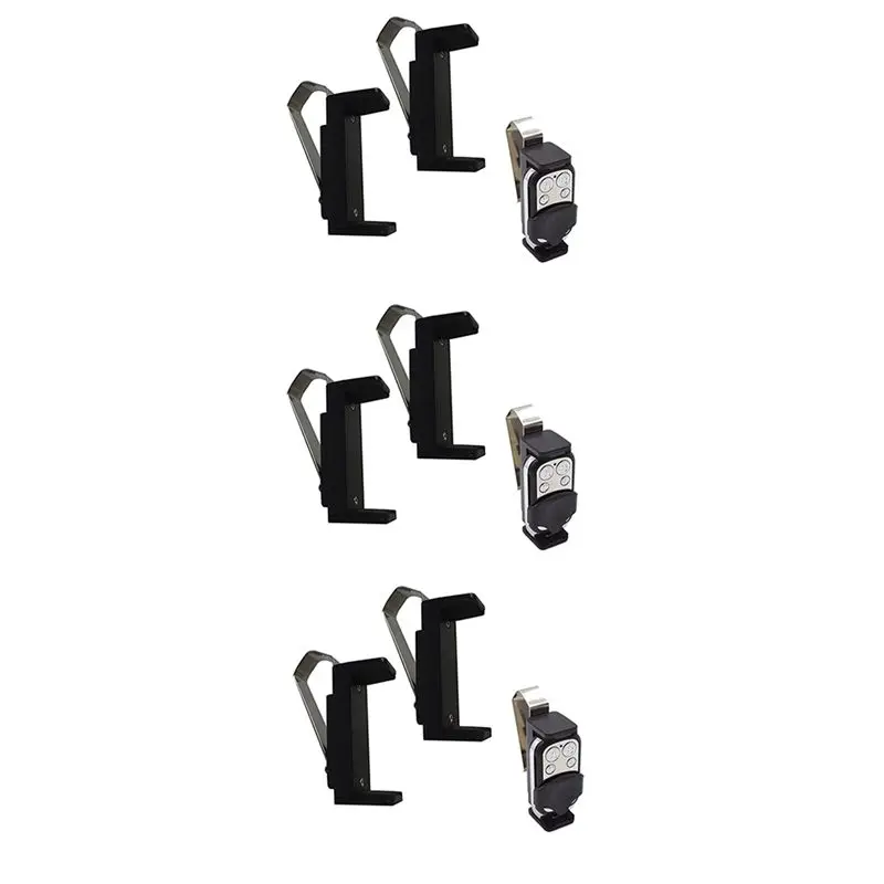 Daily Sale Garage Door Opener Clip, Car Garage Remote Visor Clip Holder For Liftmaster Sears Chamberlain, For Remote Controls 6P