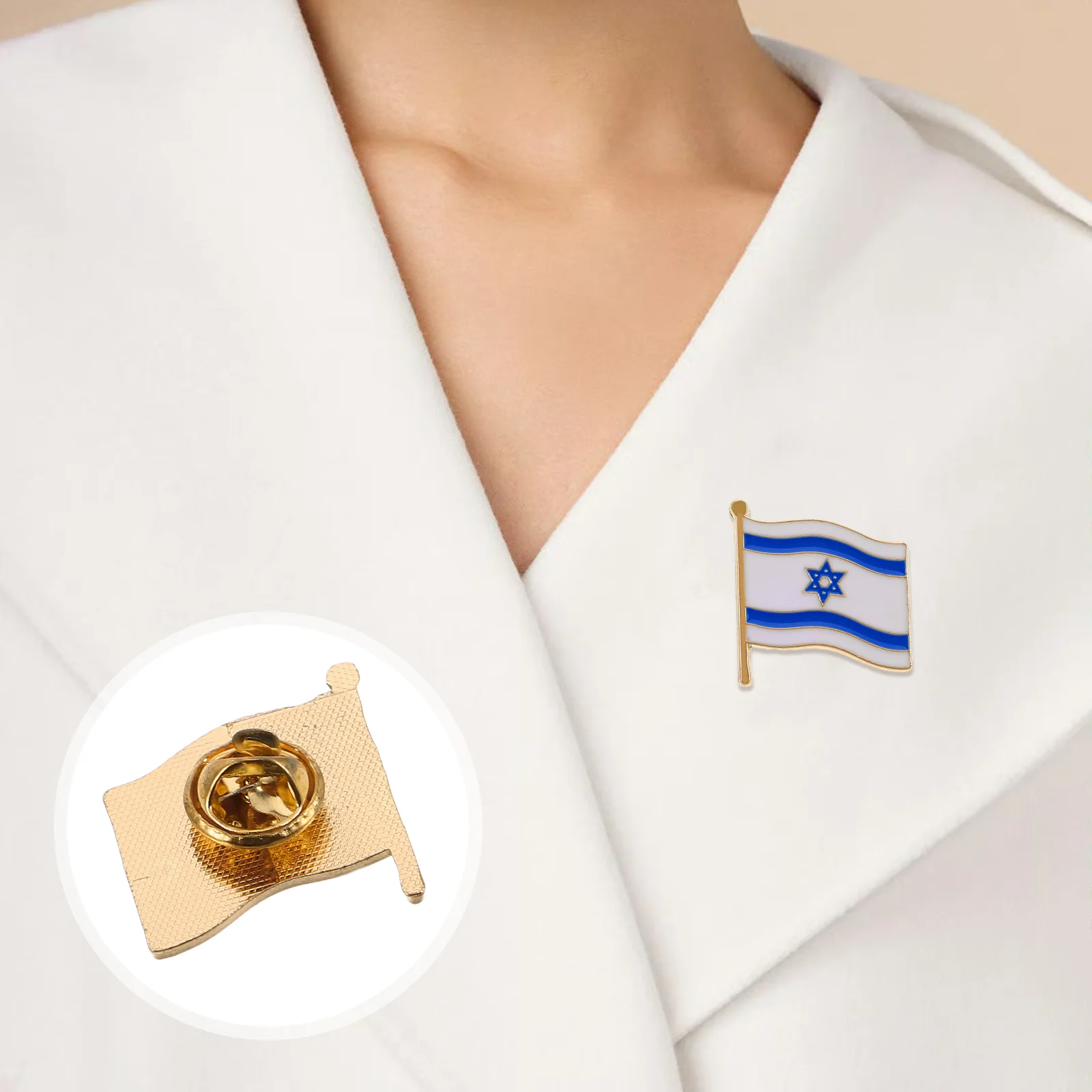 2 قطعة بروش أمريكي صنع المنتجات فقط تزيين العلم دبابيس التلبيب سبيكة الأرجنتين على ظهره الولايات المتحدة الأمريكية
