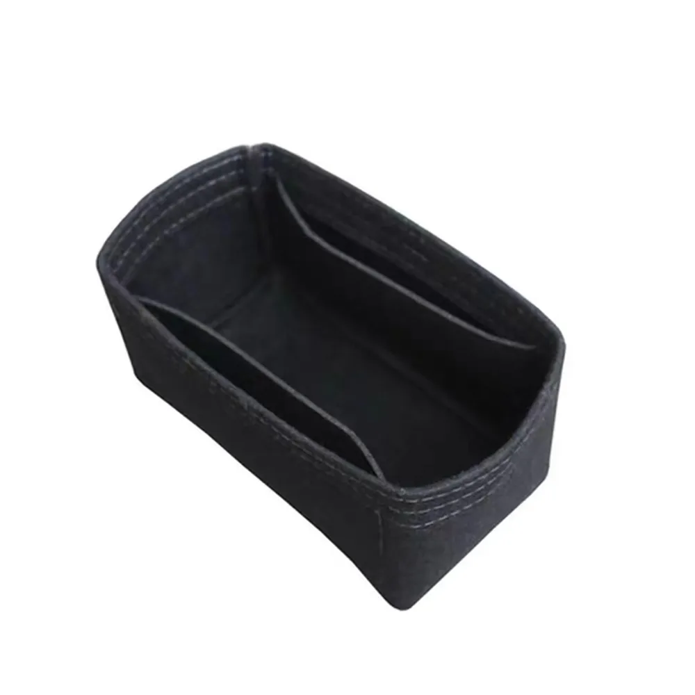 Bolso de fieltro, bolsa de inserción, organización de almacenamiento, forro de bolso, soporte, organizador de bolsa portátil para LV Nice Nano/Mini/BB/Vanity