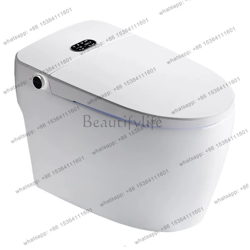 Fully automatic smart toilet voice control integrated sensor toilet unlimited water pressure