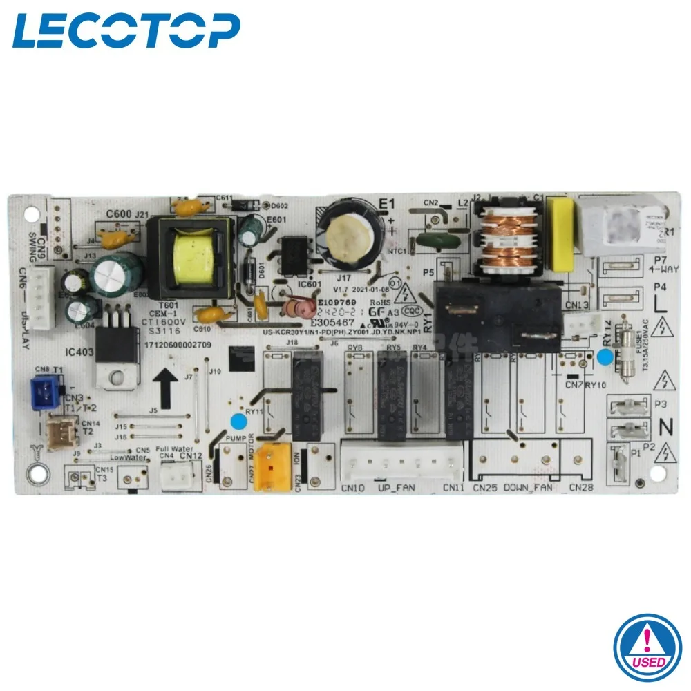 

US-KCRR30Y1/N1-PD(PH).ZY001.JD.YD.NK.NP1 17120600002709 Плата управления для запасных частей для печатной платы кондиционера Midea