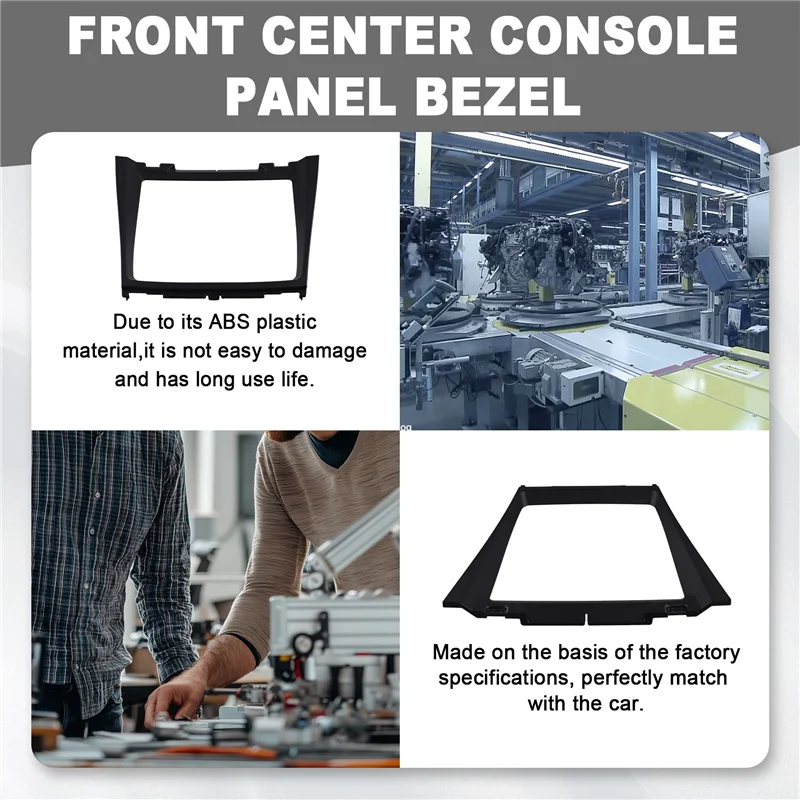 

Front Center Console Panel Bezel Cup Holder Decorative Panel Bezel 51166956756 For BMW X5 X6 E70 E71