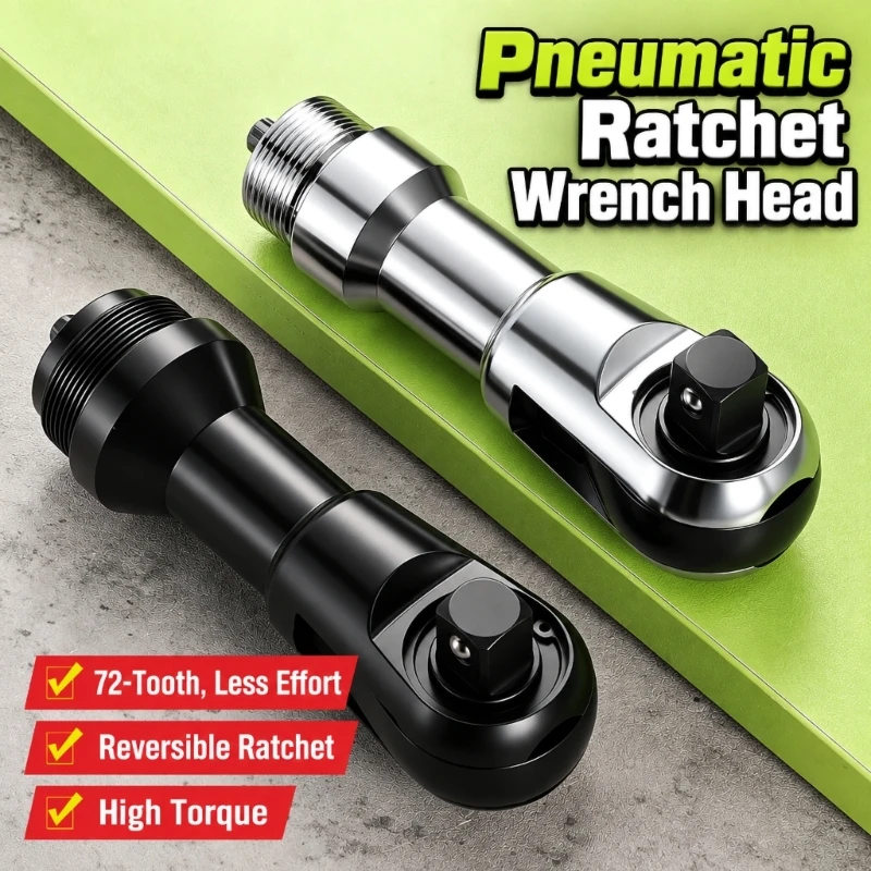 Detachable Ratchets Wrenches with Continuous Turning Action, Short Handle and Reversible Operation for Confined Repairs M4YD