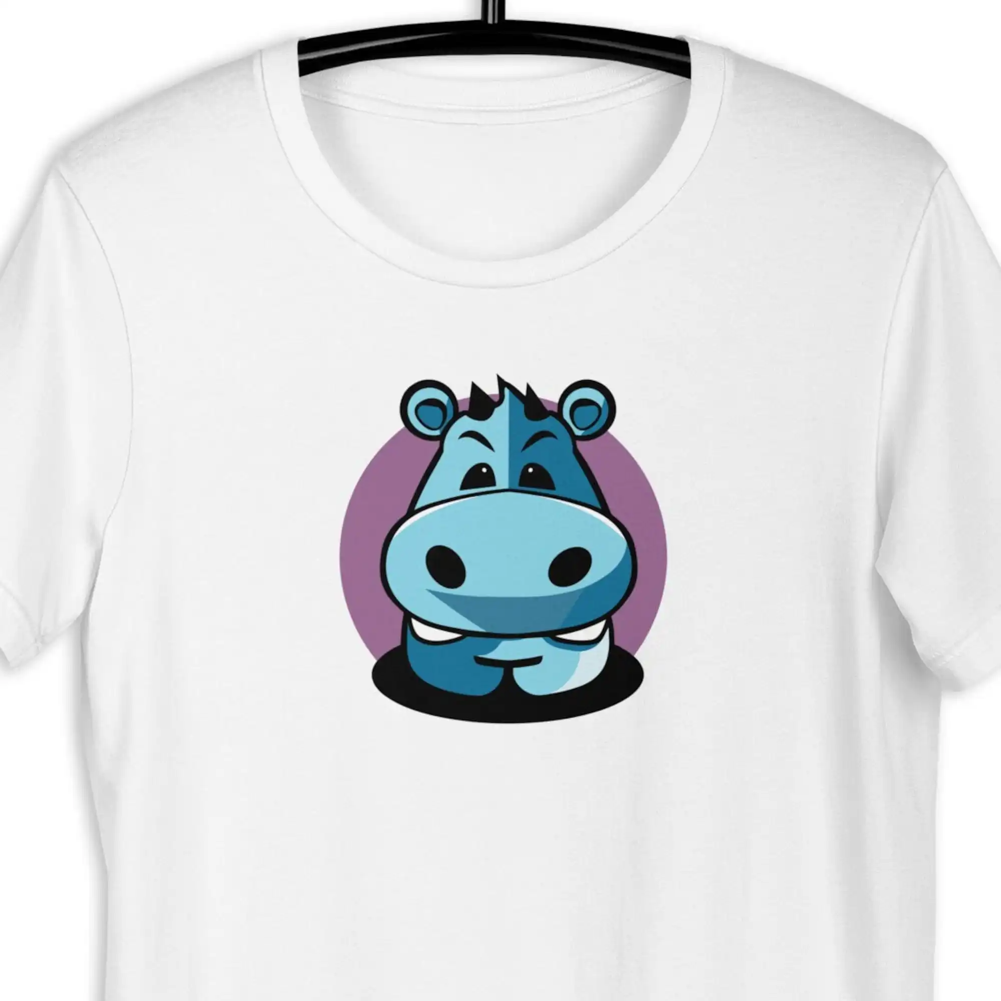 Hippo T Shirt Wildlife Nature Strength Resilience Style Fashion Symbolism Grace Power Individuality Art Design