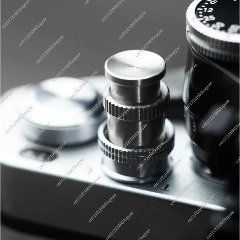 Metal Shutter Release Button Height Extender for Nikon F2 Thread Mount Camera Accessory Side Axis Optical Feel
