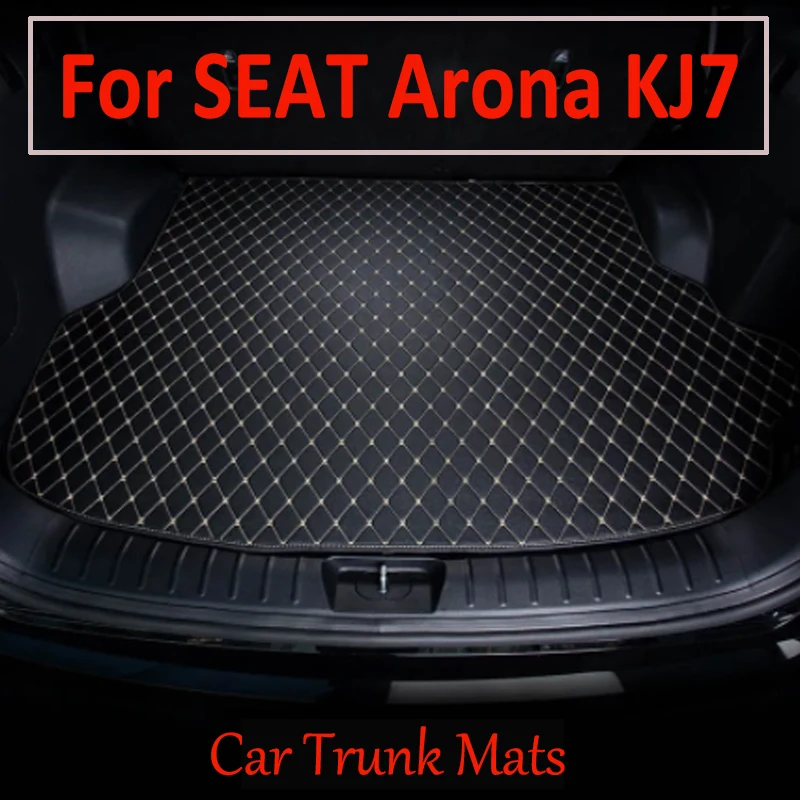 Car Trunk Mats For SEAT Arona KJ7 2018~2022 Waterproof Pad Car Mat Model Y Trunk Mat Alfombrillas Coche Car Accessories Interior