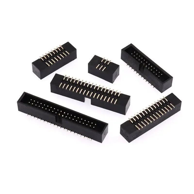2~5 Stück SMD einfacher Bullhorn-Stecker 1,27 mm Rastermaß IDC-Stecker 8P 10P 12P 16P 20P 34P 40P 50P – Detail 6