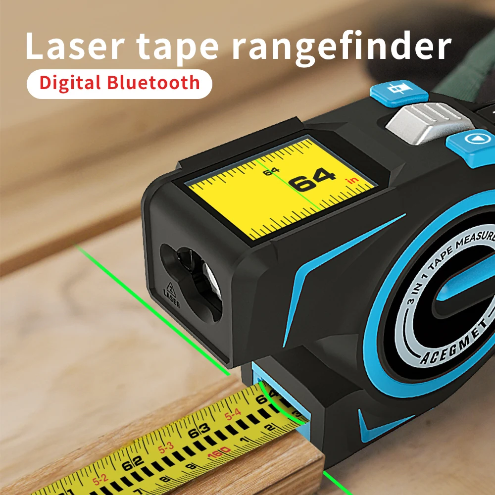 Electronic Ruler Digital Wheel Ruler Range Finder 100m Lcd Display High Accuracy Handheld Length Measure Gage Measure Tape