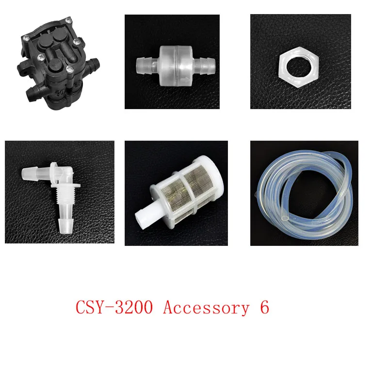 CSY-3200 Filling machine accessories Consumables Filling head silicone tube strainer pump head