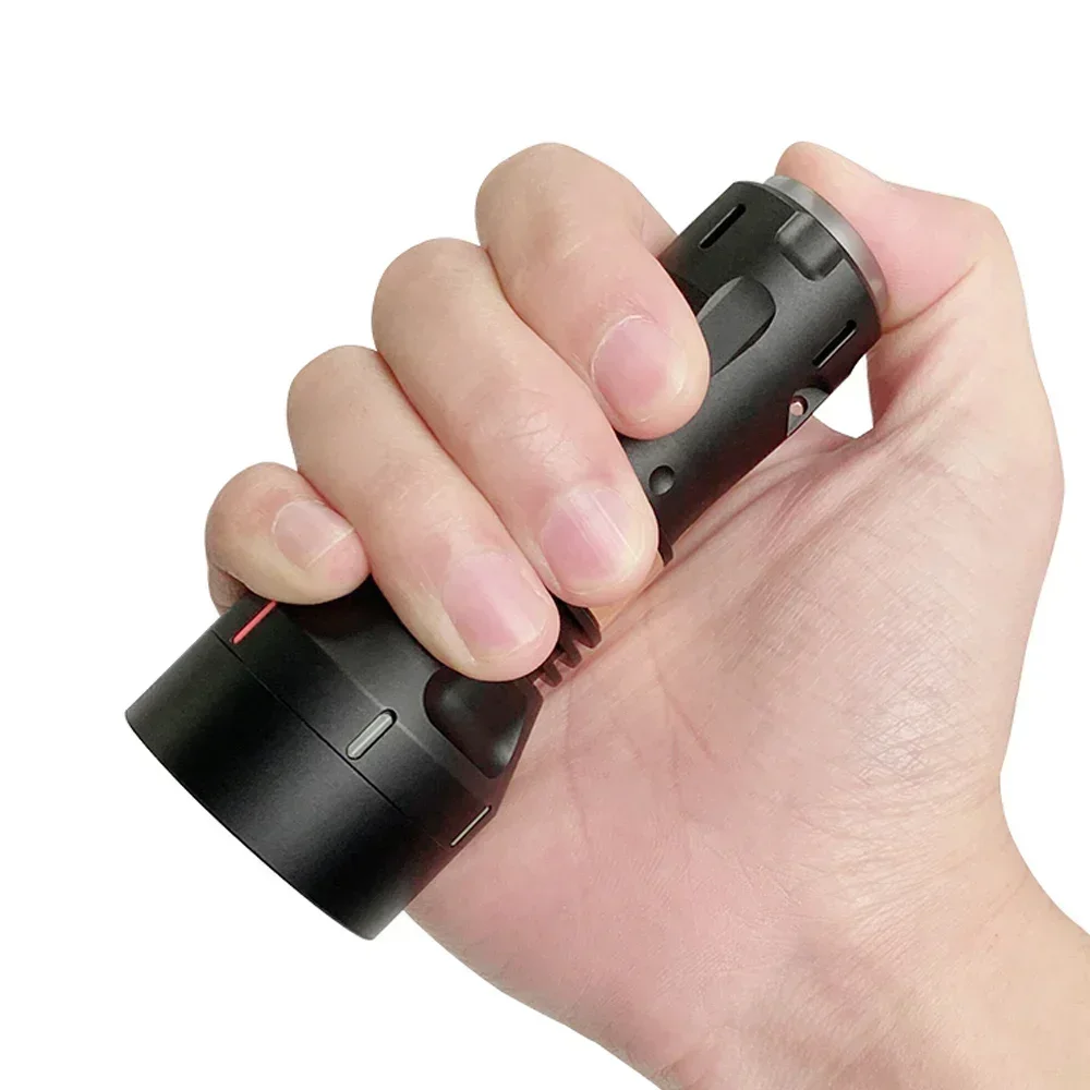 Lumintop-Thor II V2.0 LED Flashlight, 1700 Meters Distance, Long Distance, Tail Switch, 18350 Flashlight