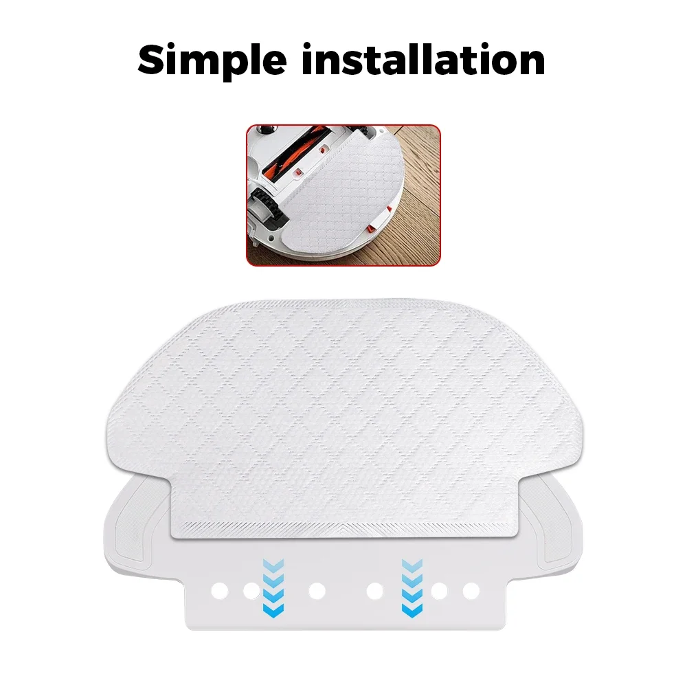 Accesorios de paño de mopa desechables para Robot aspirador Xiaomi Mop 2S/Pro/P/S12/S10EU/STYTJ02YM/XMSTJQR2S/Viomi V2Pro/V3/SE