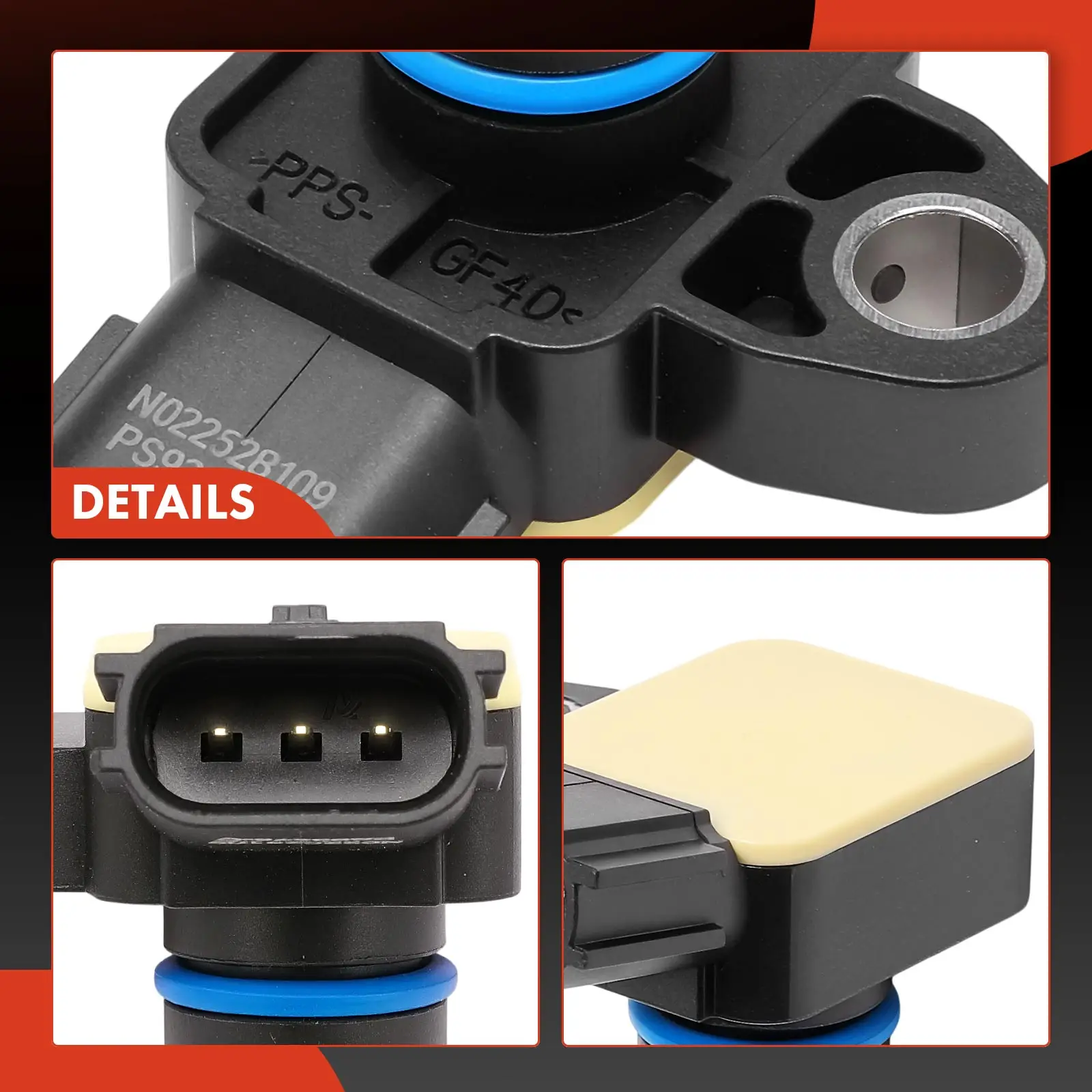 A-Premium Manifold Pressure (MAP) Sensor for Hyundai Santa Fe 2024 Genesis G80 G70 GV80 GV70 2024 6
