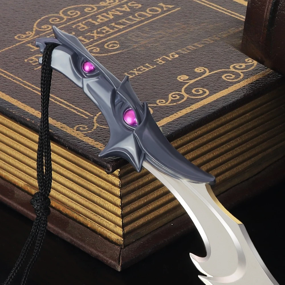 18 سنتيمتر/7.09in Valorant طبق الاصل لعبة الأجهزة الطرفية مفصلة السيف نموذج عرض مكتبي الحلي جمع هدية عيد ميلاد للبنين