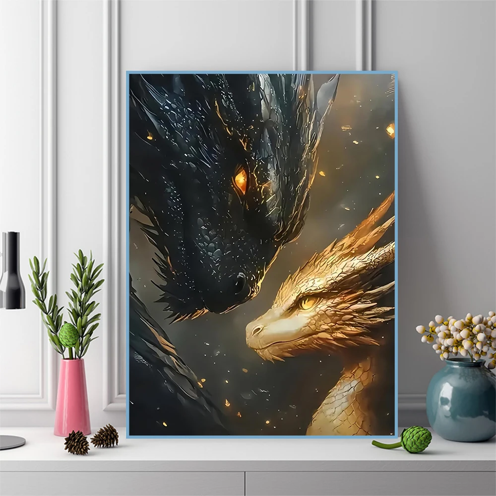 5D Diamond Embroidery Dinosaur Animal Mosaic DIY Cross Stitch Kits Painting Dragon Acrylic Craft Supplies Child Gift,frameless