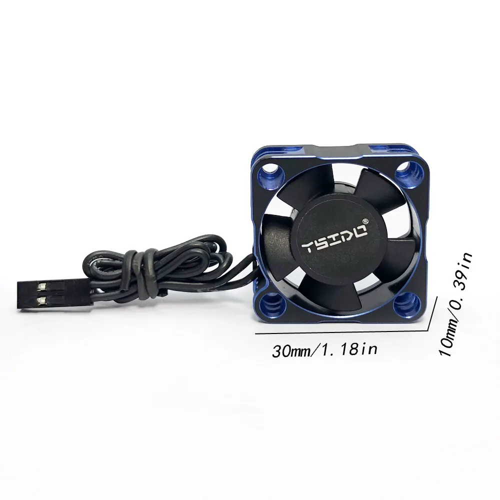YSIDO RC 30/35/40/45mm Fan Warmteafvoer Koelventilator voor RC Crawler 1/12 1/10 1/8 1/7 Motor Borstelloze/Geborsteld ESC RC Auto