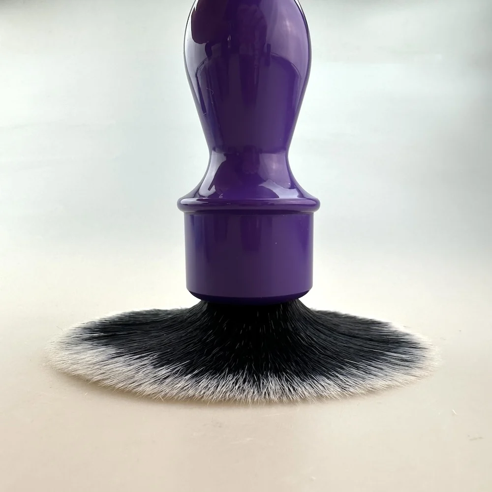 FS-24mm G3 Synthetic Fiber Shaving Brush, Long Purple Handle,Berber Daily Use,Best Gift for Men,Wet Shaving