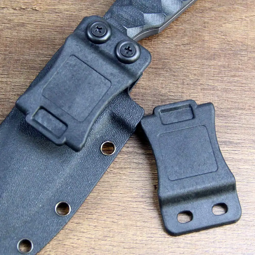 1.5" Belt Loop Kydex Sheath Holster Pouch Clip Slotted Holes Attachments With Mounting Hardware Quick Fold Over Loop Clip