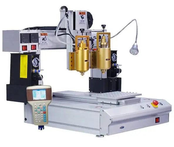 

Automatic 3-axis desktop dispensing robot Core PLC components The most advanced automatic dispensing machine