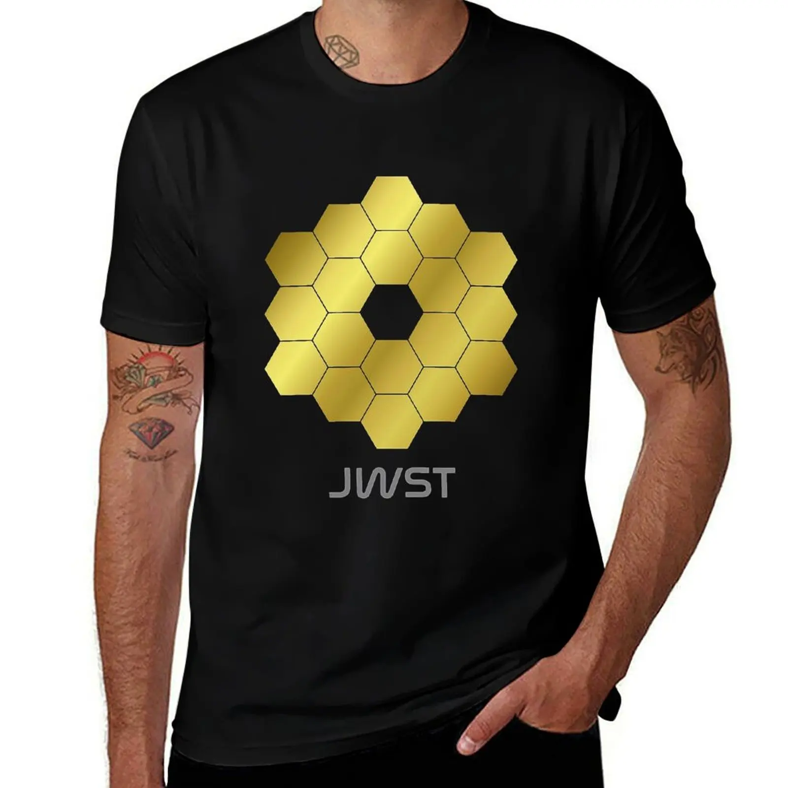 James Webb Space Telescope T-Shirt anime figures oversized plain men t shirt