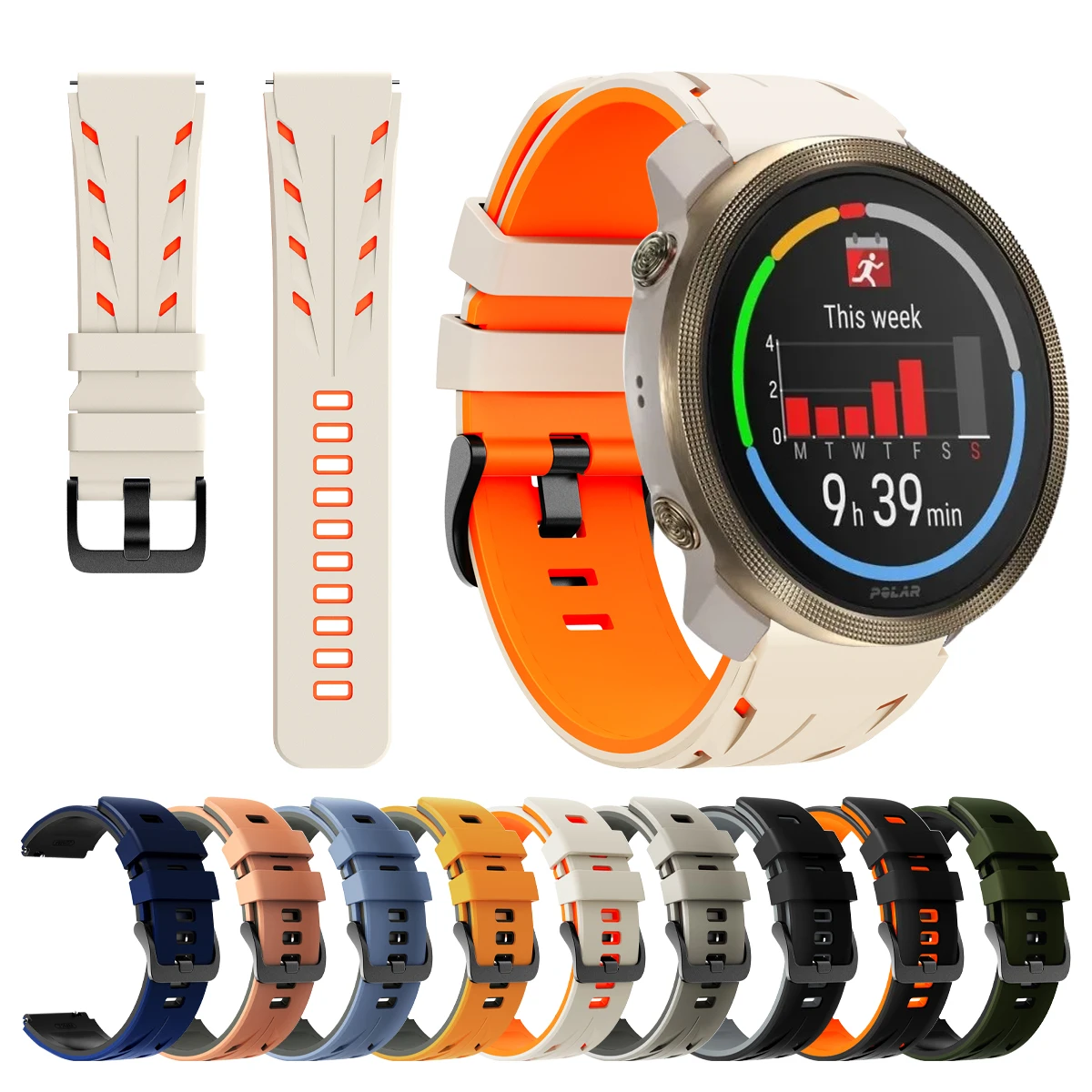Titan Watches Smartwatch - POLAR VANTAGE M3 스마트 워치 밴드용
