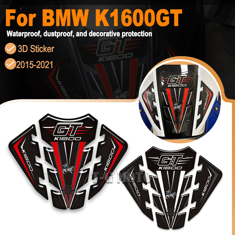

K1600GT 2019 2020 2021 Motorcycle For BMW K1600 K 1600 GT Fuel Tank Pad Stickers Kit Knee Protection Decals 2015 - 2018