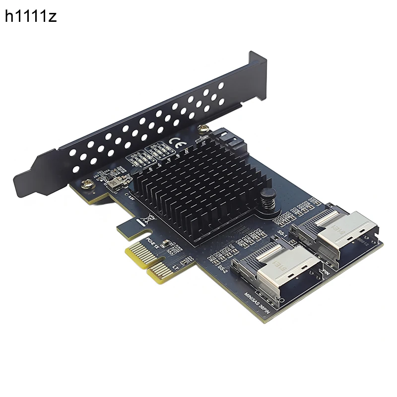 

PCI Express X1 — 2 порта SFF-8087 + 1-портовая плата расширения SATA3.0, 9-портовый контроллер SATA 3 6 Гбит/с, чип RTL9101 для настольных ПК