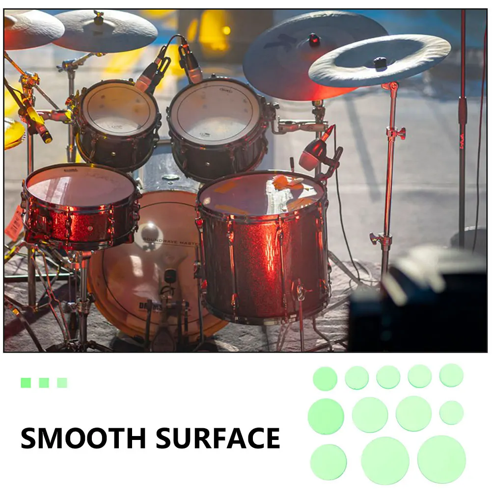 36 Pcs Mute Pad Drum Gel Pads Musical Instrument Accessories Damper Muffling Dampener Gels