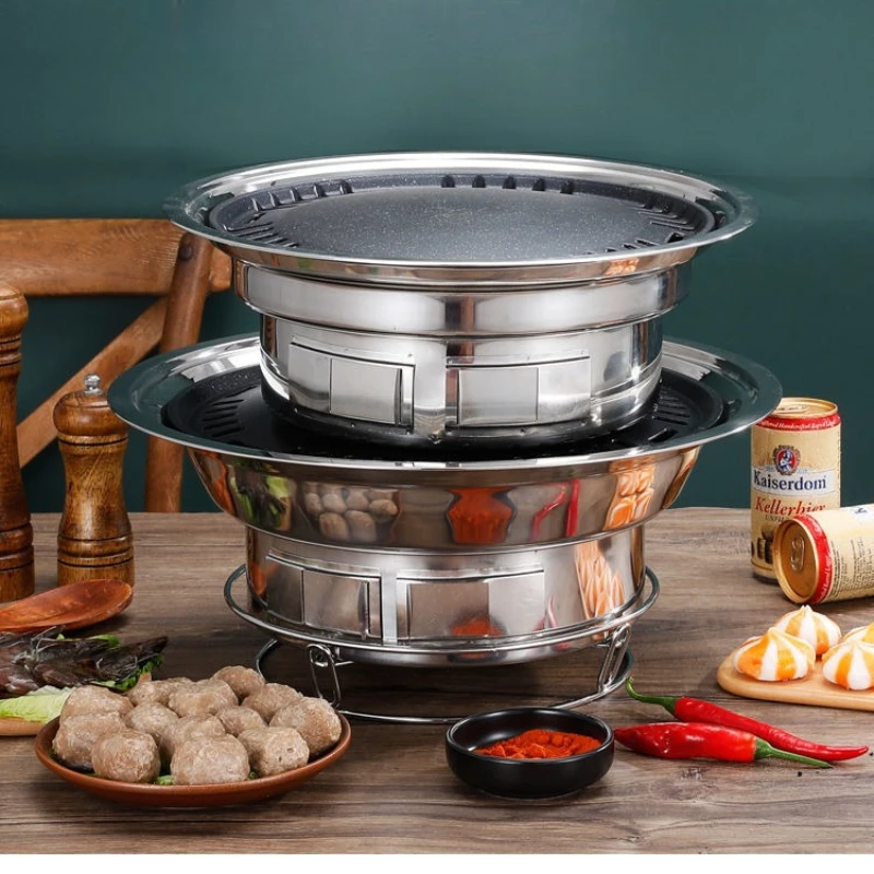 Barbecue Grill Tea Full Set Smokeless Carbon Stove Barbecue Outdoor Household