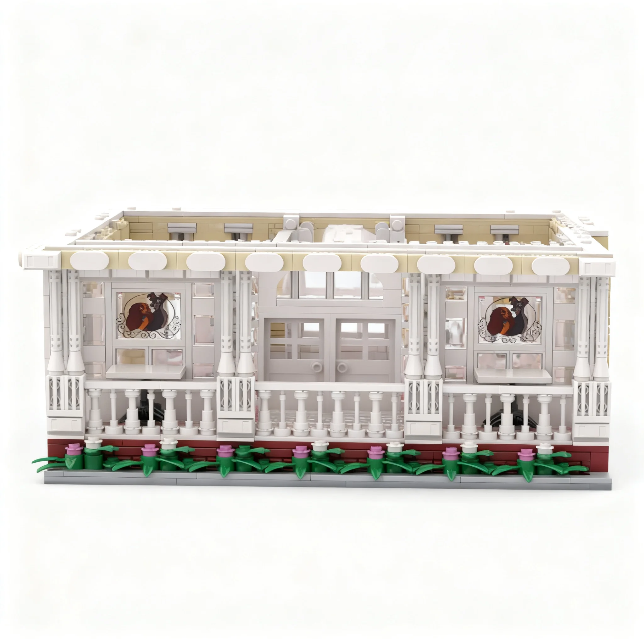 2350pcs MOC Magic Kingdom Tony S Town Square Disneieny Model Building Blocks Toy Construction Christmas Gifts Brick Idea Kids